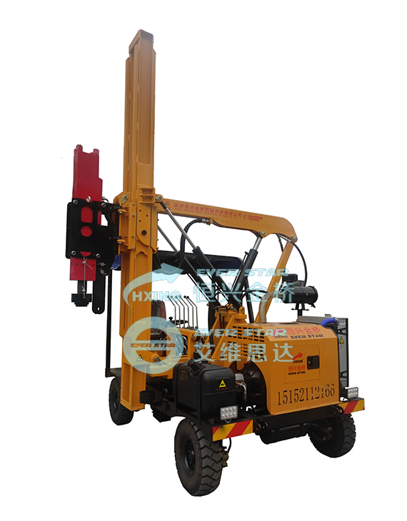 輪式四缸打樁機